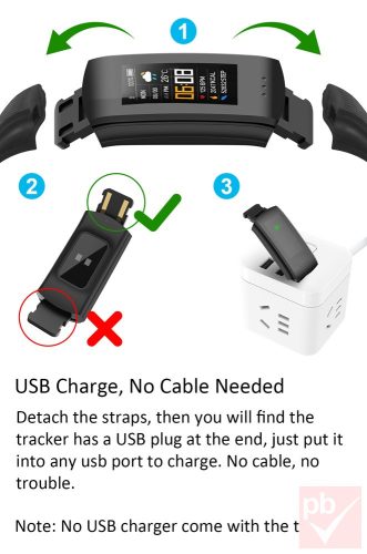 Denver Fitness Band aktivitásmérő karpánt (digitális óra)