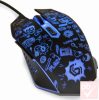 Gembird Grafix USB optikai egér RGB LED világítással