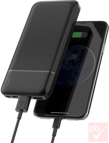 Platinet PB10 hordozható akkumulátor (10000mAh, fekete)
