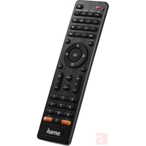 Hama 8-in-1 univerzális távirányító (Smart TV, DVD, Blu-Ray, SAT, HIFI, AUX)