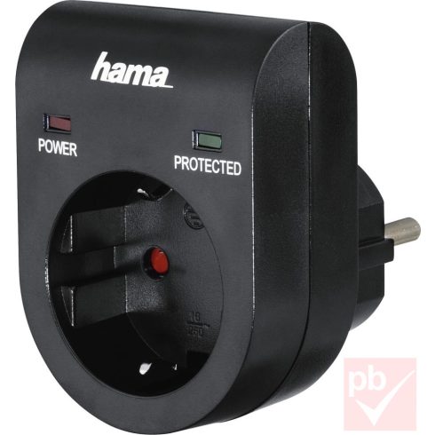 Hama 108878 túlfeszültség védő aljzat 2db LED visszajelzővel