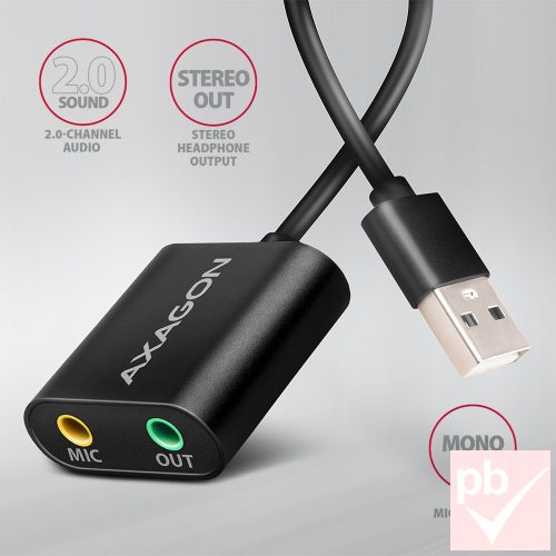Axagon ADA-12 2.0 USB hangkártya