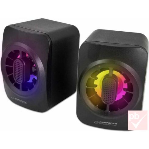 Esperanza Sakar USB hangszóró LED megvilágítással