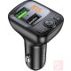 Borofone BC41 Bluetooth FM transzmitter QC3.0 gyorstöltővel