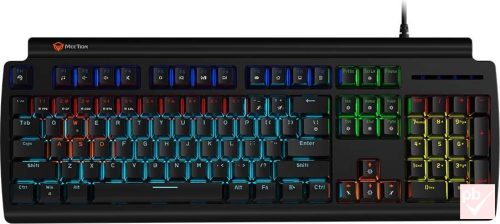 Meetion Olly Go Blue Switch RGB LED mechanikus gamer billentyűzet (fekete, HUN)