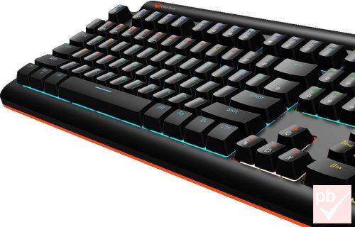 Meetion Olly Go Blue Switch RGB LED mechanikus gamer billentyűzet (fekete, HUN)