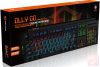 Meetion Olly Go Blue Switch RGB LED mechanikus gamer billentyűzet (fekete, HUN)