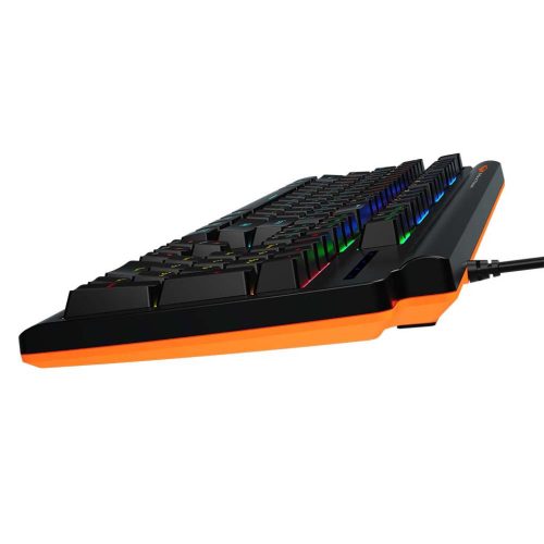 Meetion Olly Go Blue Switch RGB LED mechanikus gamer billentyűzet (fekete, HUN)