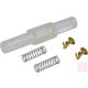 Biztosíték foglalat, lengő, 5x20mm üvegbiztosítékhoz, szerelhető, vezeték nélkül