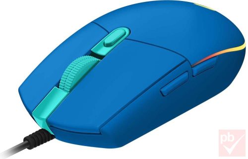 Logitech G203 LightSync kék gamer egér