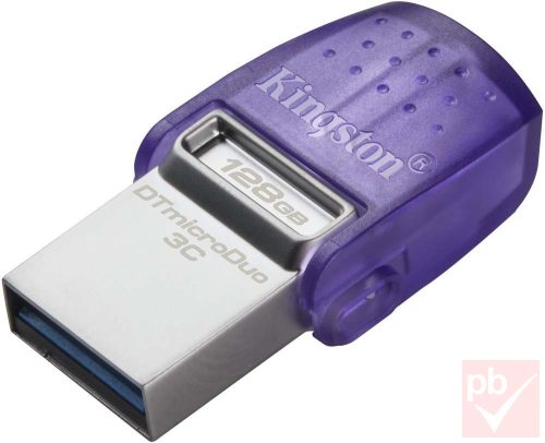 Kingston DataTraveler MicroDuo 3C 128GB pendrive (Type-C + A, USB 3.2)