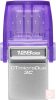 Kingston DataTraveler MicroDuo 3C 128GB pendrive (Type-C + A, USB 3.2)