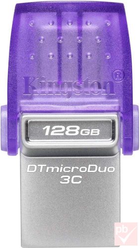 Kingston DataTraveler MicroDuo 3C 128GB pendrive (Type-C + A, USB 3.2)