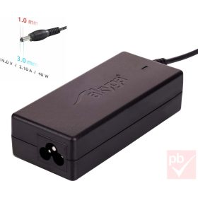   Akyga AK-ND-22 laptop töltő (Samsung, Acer 19V 2.1A 40W 3.0x1.0mm)
