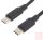 USB 2.0 C-C összekötő kábel 1.5m (PD, 60W)