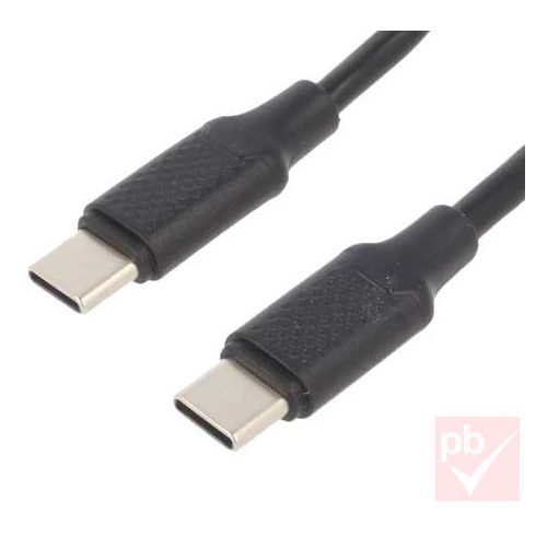 USB 2.0 C-C összekötő kábel 1.5m (PD, 60W)
