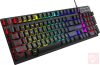 Forev FV-Q1S RGB LED USB gamer billentyűzet (fekete, HUN)