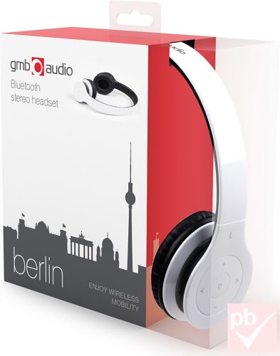 GMB Audio Berlin fehér Bluetooth headset