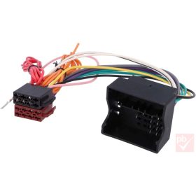   4CarMedia ZRS-AS-28B/N Opel gyári csatlakozó aljzat -> 2x ISO dugó átalakító