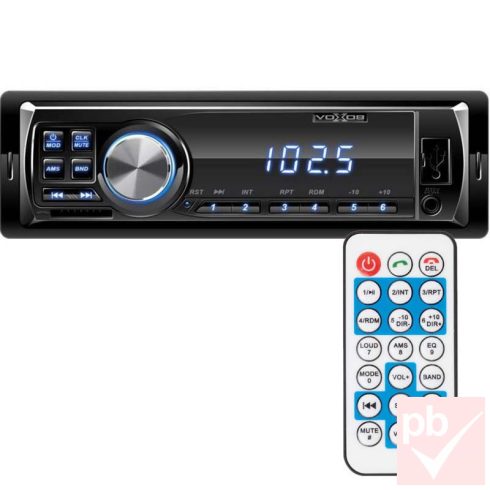 SAL VBT 1100/BL autós fejegység (Bluetooth, FM rádió, USB, SD, AUX)