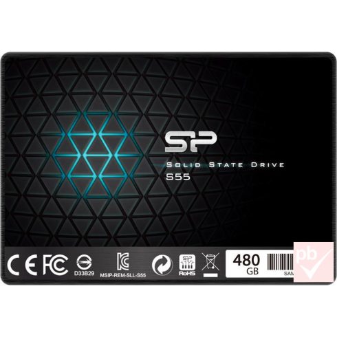 Silicon Power S55 480GB SATA SSD meghajtó
