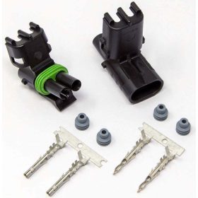   Gépjármű elektromos csatlakozó pár, 2 pin, vízálló (Weather Pack)