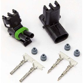   Gépjármű elektromos csatlakozó pár, 2 pin, vízálló (Weather Pack)