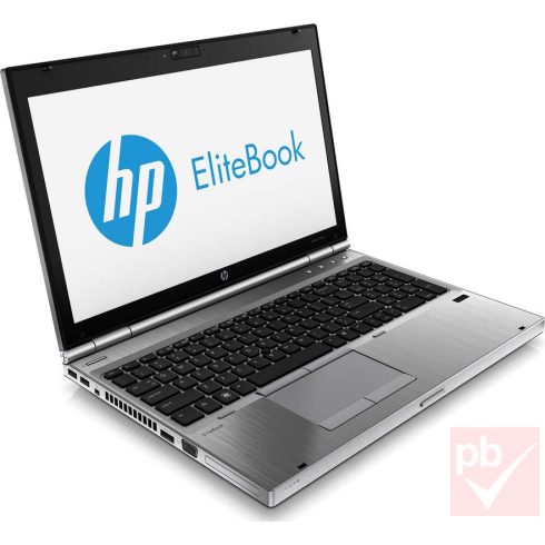 HP EliteBook 8570P 15.6" felújított prémium használt laptop (Core i5, 4GB RAM, 128GB SSD, DVD-RW) A+