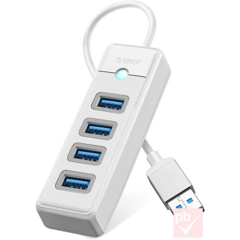 Orico 4 portos USB 3.0 elosztó (HUB) fehér