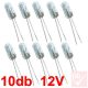 Rizsszem izzó 12V 0.05A T1 (10db)
