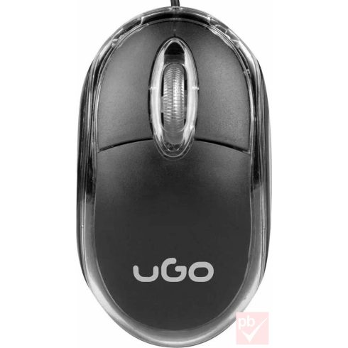 Ugo Simple USB optikai egér (fekete)