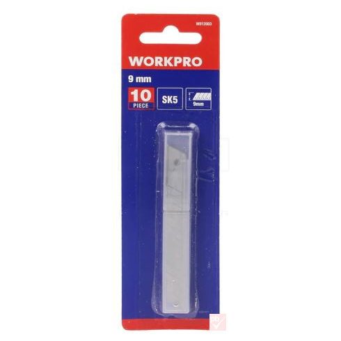 Workpro 9mm rozsdamentes SK5 pótpenge szett (10db-os)