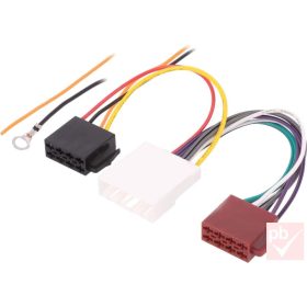   4CarMedia ZRS-AS-47B Fiat Mazda gyári csatlakozó aljzat -> 2x ISO dugó átalakító