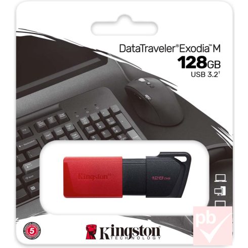 Kingston DataTraveler Exodia M 128GB pendrive (Type-A, USB 3.2)