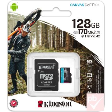 Kingston Canvas Go! Plus 128GB micro SD memóriakártya