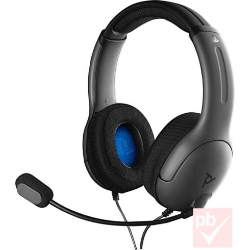 PDP Gaming LVL40 PlayStation 4 / 5 + PC headset (fekete)