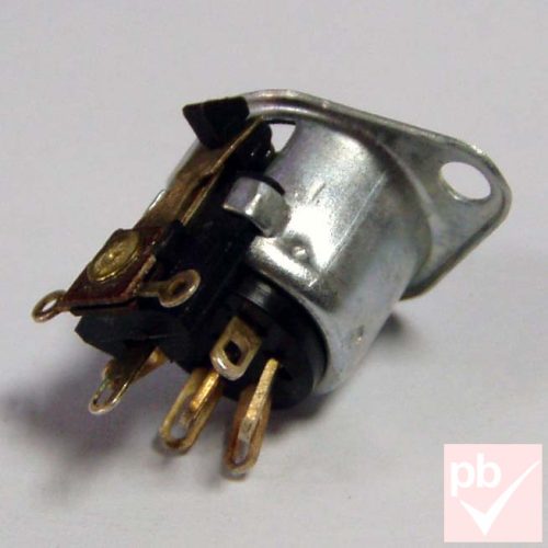 DIN aljzat, beépíthető, dobozba, 6-pin, kapcsolóval