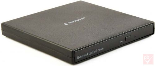 Gembird külső USB DVD író-olvasó meghajtó (fekete)