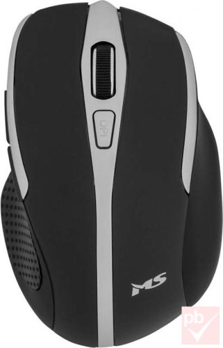 MS Focus M112 fekete-ezüst vezeték nélküli egér