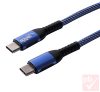 USB 2.0 C-C összekötő kábel 0.5m (PD, 100W)
