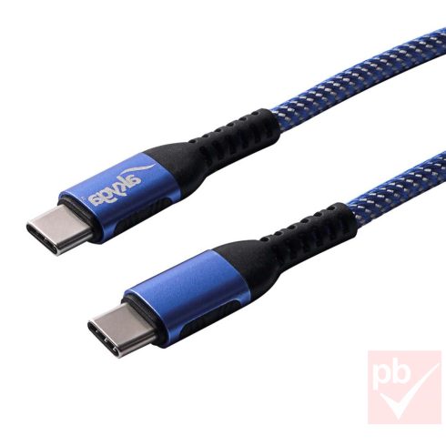 USB 2.0 C-C összekötő kábel 0.5m (PD, 100W)