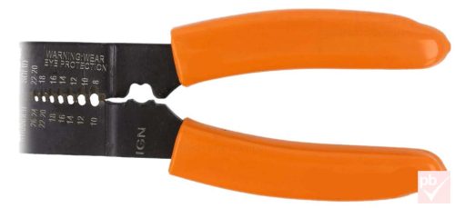 PG Tools blankoló, csavarvágó és saruzó fogó szigetelt kábelsarukhoz