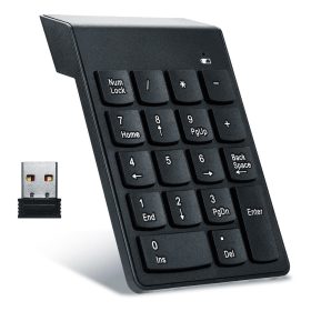 Gembird vezeték nélküli numerikus billentyűzet (fekete)