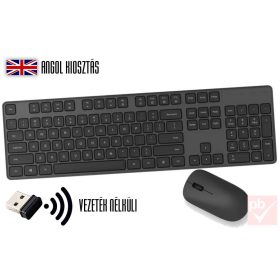   Xiaomi Mi Wireless Keyboard and Mouse Combo vezeték nélküli billentyűzet + egér szett (fekete, US)