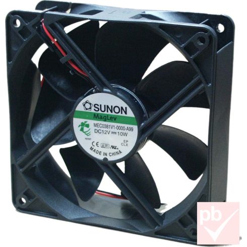 Sunon MagLev MEC0381V1-000U-A99 ventilátor (12V DC 10W 120x120x38mm)