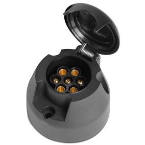   Utánfutó csatlakozó aljzat, 7 pólusú (vonóhorog csatlakozó)