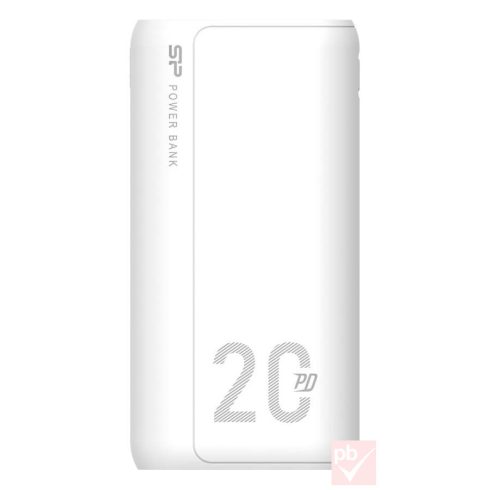 Silicon Power QS15 hordozható akkumulátor, powerbank (20000mAh, fehér)