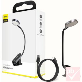   Baseus Comfort Reading Mini Clip Lamp LED lámpa, touch, beépített akkuval
