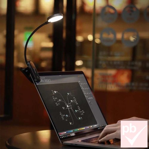 Baseus Comfort Reading Mini Clip Lamp LED lámpa, touch, beépített akkuval