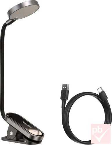 Baseus Comfort Reading Mini Clip Lamp LED lámpa, touch, beépített akkuval